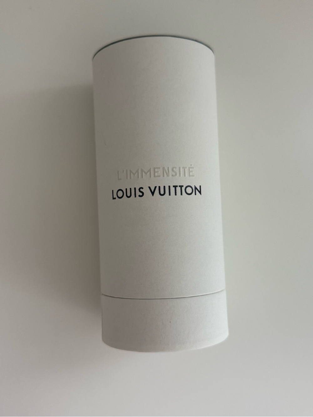 Louis Vuitton White Cylindrical Fragrance Box